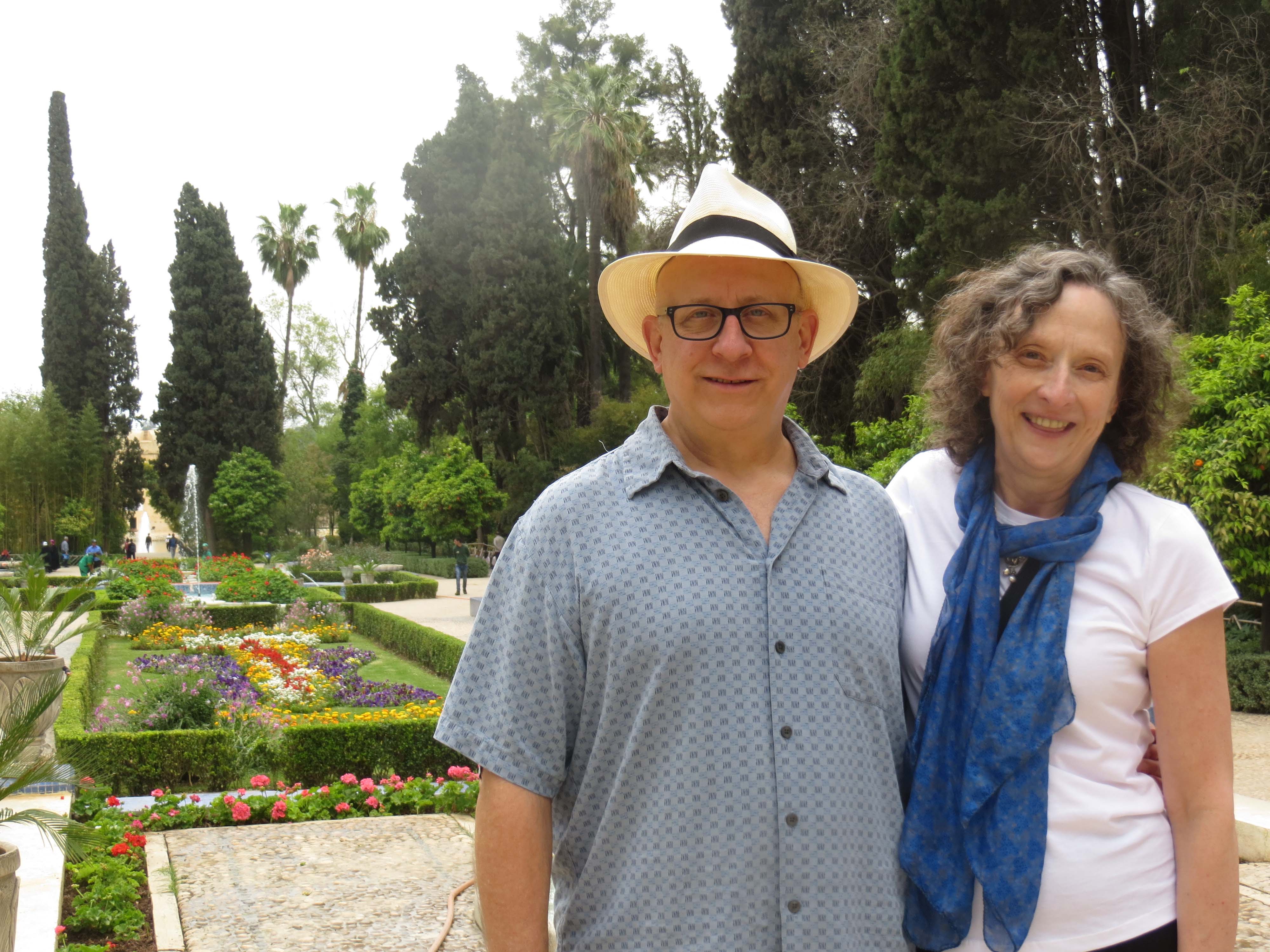 Garret Kim at Fes royal garden